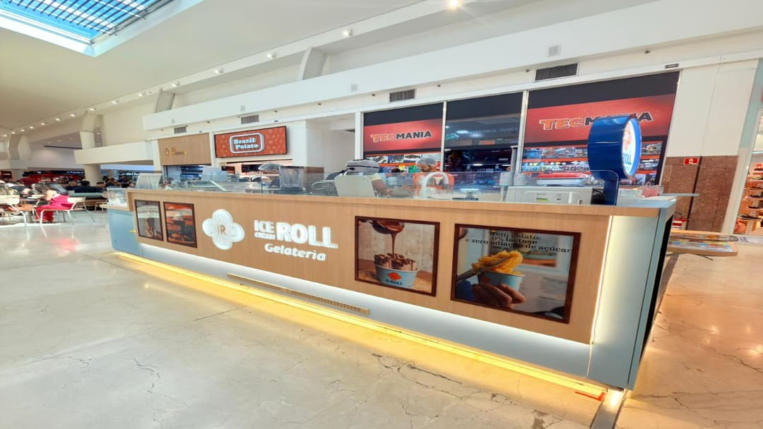 ice cream roll gelateria
